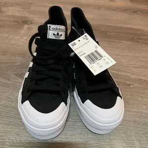 Adidas platform mid shoes